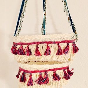 Lace bohemian/boho tassel chandelier mobile hang